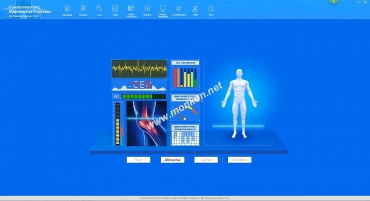 QUANTENRESONANZ MAGNETISCHER ANALYSATOR  4.0 software teaching (11)
