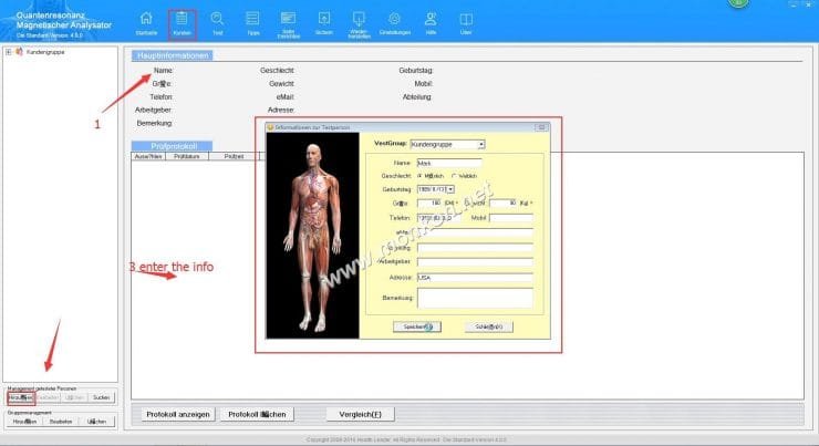QUANTENRESONANZ MAGNETISCHER ANALYSATOR  4.0 software teaching (2)