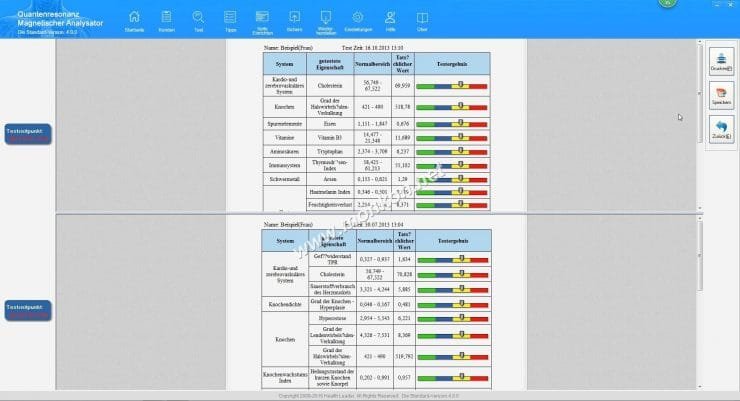 QUANTENRESONANZ MAGNETISCHER ANALYSATOR  4.0 software teaching (20)