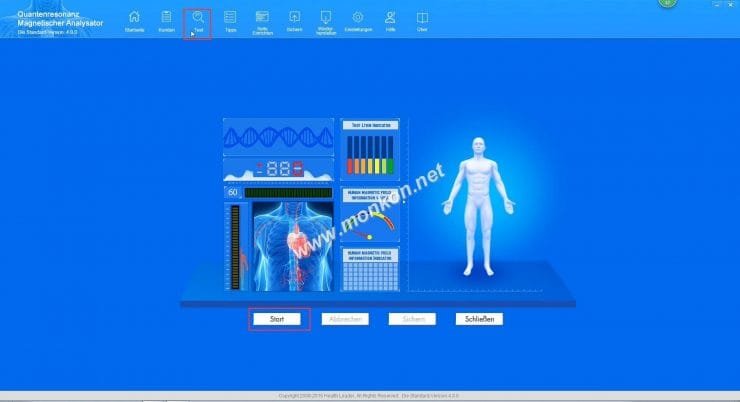 QUANTENRESONANZ MAGNETISCHER ANALYSATOR  4.0 software teaching (3)
