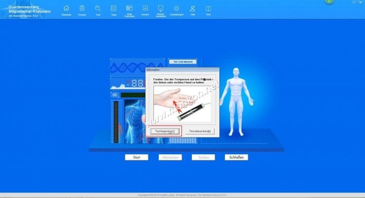 QUANTENRESONANZ MAGNETISCHER ANALYSATOR  4.0 software teaching (4)