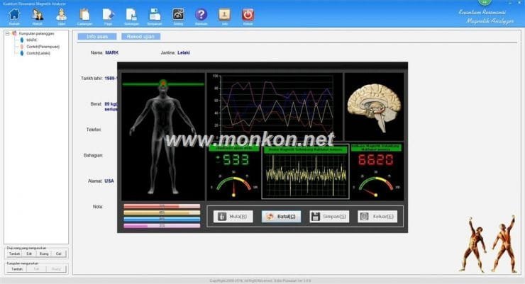 how to use the Kuantum Resonansi Magnetik Analyzer Malay3.9.9 version Quantum Resonance Magnetic Analyzer (10)