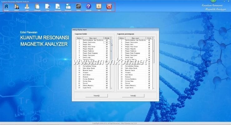 how to use the Kuantum Resonansi Magnetik Analyzer Malay3.9.9 version Quantum Resonance Magnetic Analyzer (17)