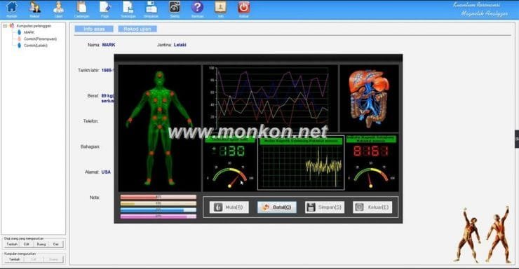how to use the Kuantum Resonansi Magnetik Analyzer Malay3.9.9 version Quantum Resonance Magnetic Analyzer (4)