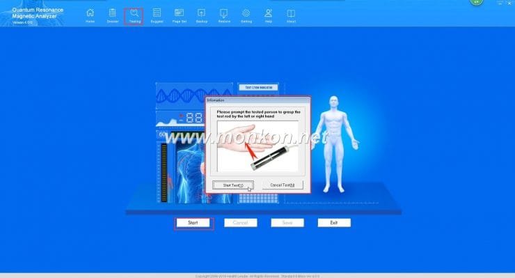 how to use the Quantum Resonance Magnetic Analyzer english 4.0.0 version software (3)