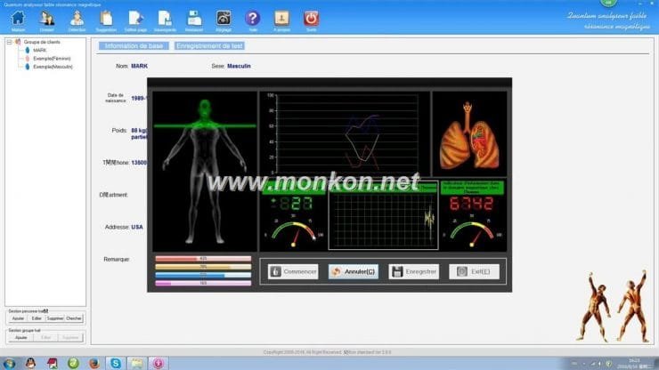 how to use the french version Quantum Resonance Magnetic Analyzer Quantum analyseur faible résonance magnétique (4)