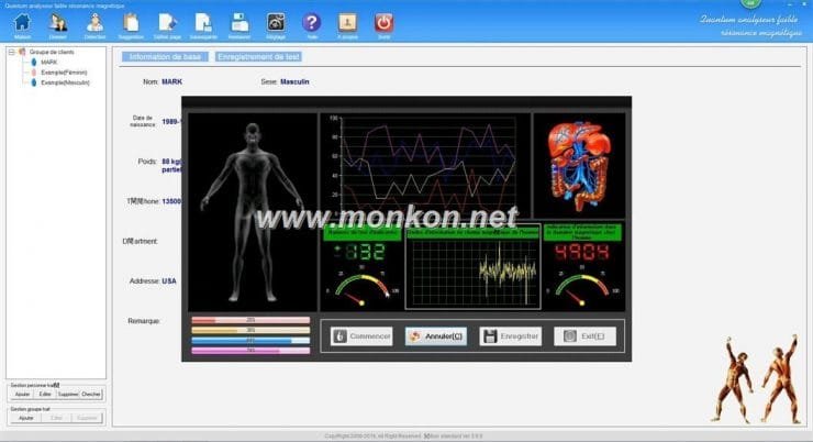 how to use the french version Quantum Resonance Magnetic Analyzer Quantum analyseur faible résonance magnétique (5)