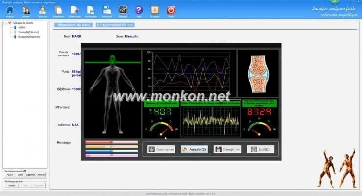 how to use the french version Quantum Resonance Magnetic Analyzer Quantum analyseur faible résonance magnétique (9)